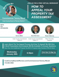 palos tax appeal flyer for 1 26 22