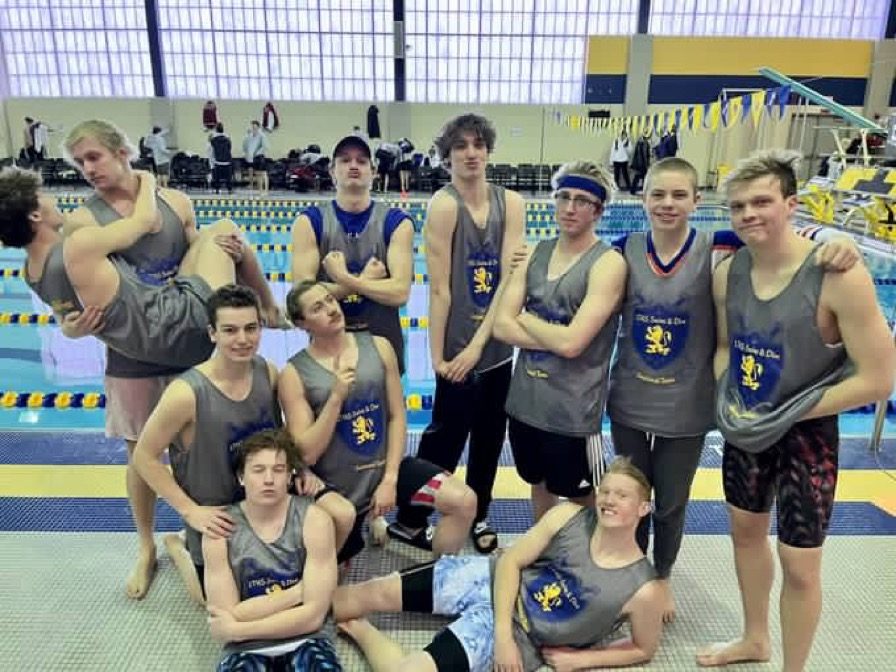 Lyons swimmers figure to have three high placing relay teams in the state meet, which starts Friday in Westmont. Photo courtesy of Lyons Township High School