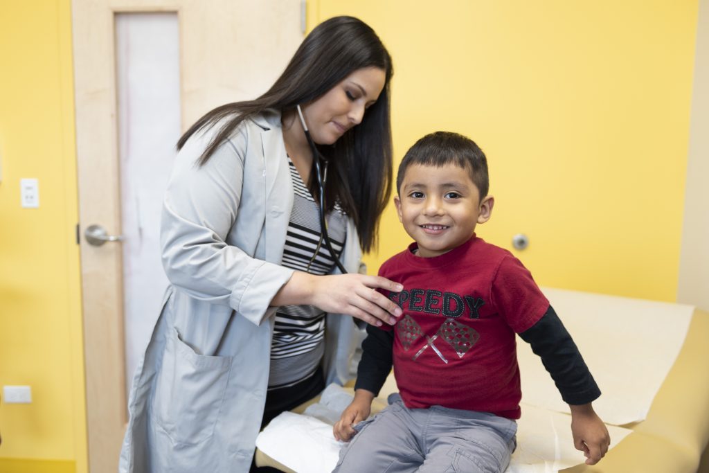 Heavy with recent immigrants, Brighton Park is a young community with thousands of children. Recognizing that, Esperanza places a strong emphasis on providing pediatric care. --Photo courtesy of Esperanza Health Centers