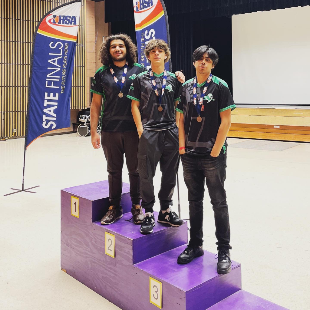 Oak Lawn's Rocket League team took second in the inaugural IHSA eSports State Tournament on Saturday. (Photo courtesy of Oak Lawn Community High School)