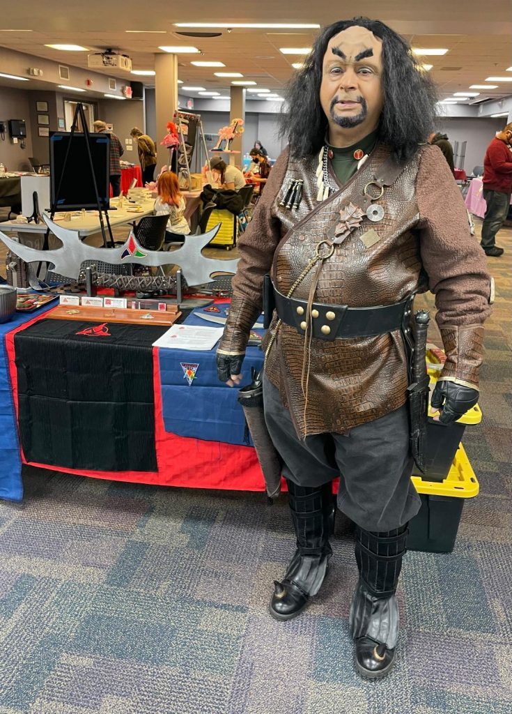 Mark Malnekoff, of Klingon Assault Group, came in full costume for the Oak Lawn Public Library's Fan Fest on Saturday. (Photos by Kelly White)
