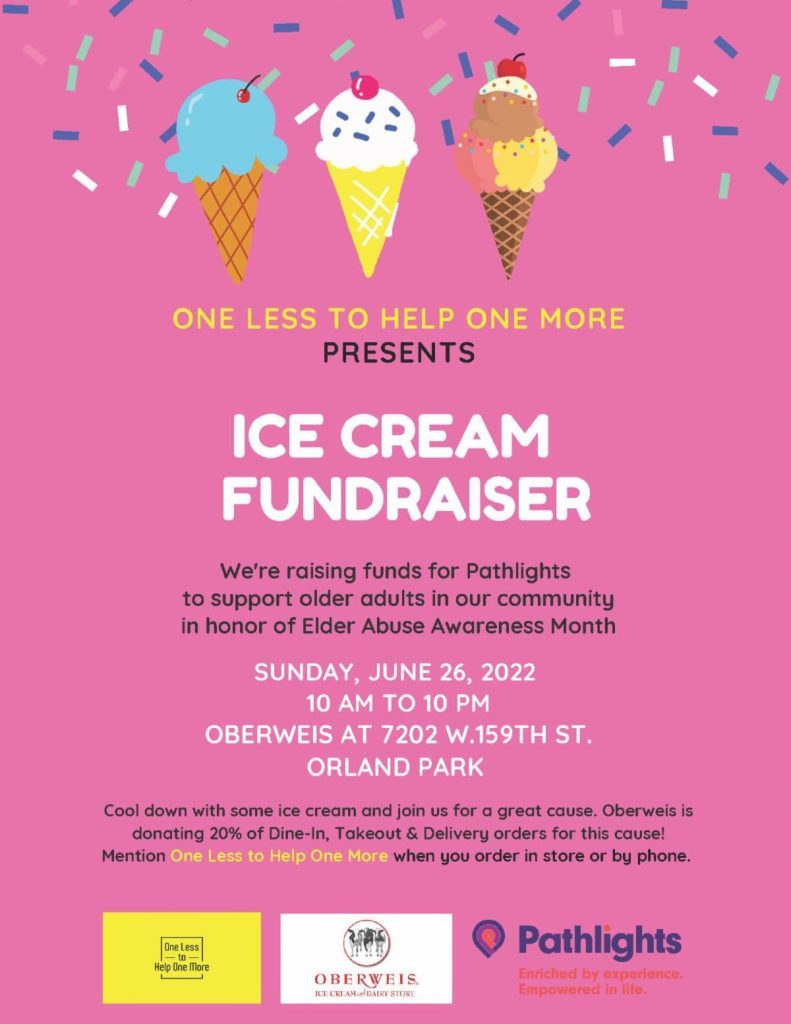 pathlights Ice Cream Fundraising Flyer 6.17.22