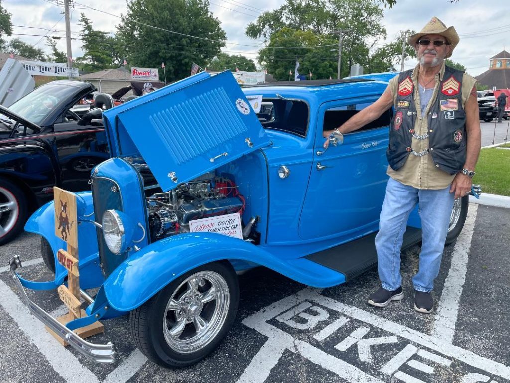 Frank Passananti, of Oak Lawn, showcased his 1932 Ford 3-Window Coupe at the Glen Maker American Legion Post 1160’s Car Show. (Photos by Kelly White)
