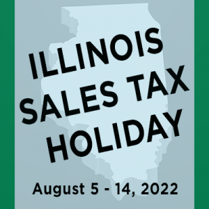 IL sales tax holiday 2022