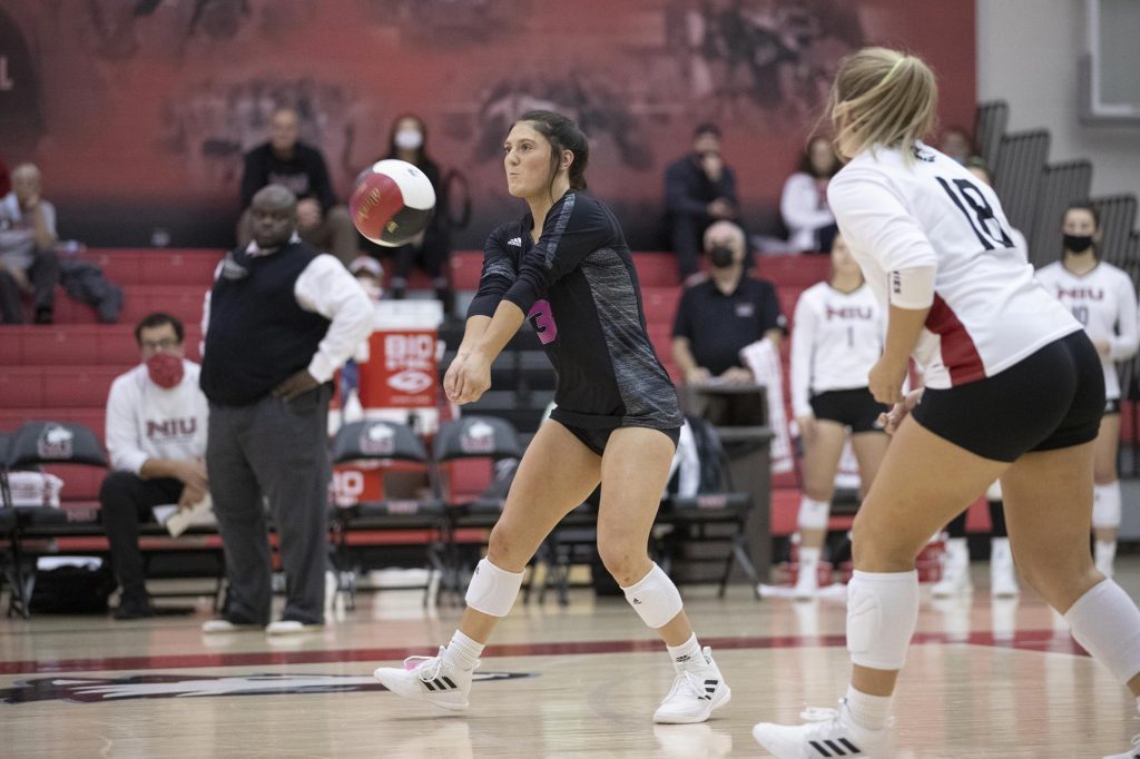 De La Salle alum Francesca Bertucci, who completed her sophomore season at Northern Illinois, was named the Mis-American Conference Defensive Player of the Year. Photo courtesy of Northern Illinois University Athletics