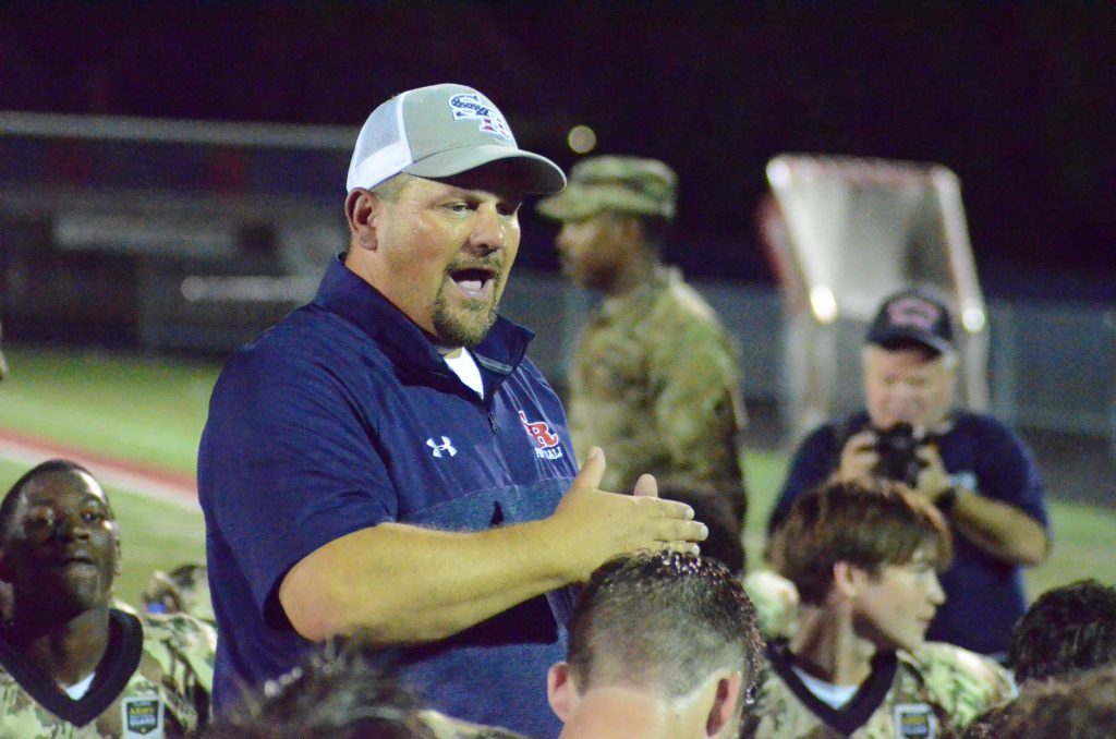 St. Rita's Todd Kuska, who retired after the 2022 season, will be inducted into the Illinois High School Football Coaches Association Hall of Fame in 2023. Photo by Jeff Vorva
