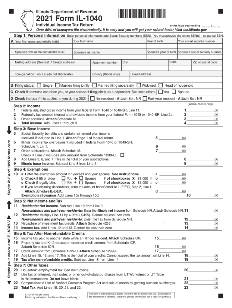 illinois income tax form Copy