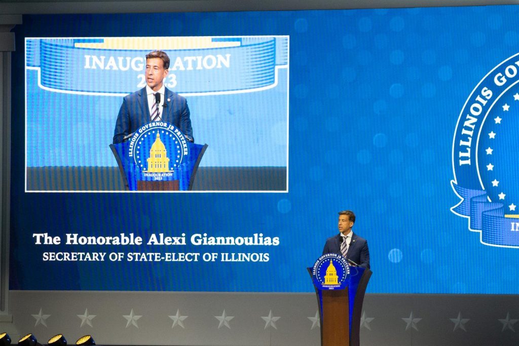 Replacing Illinois institution as secretary of state, Giannoulias makes modernization push