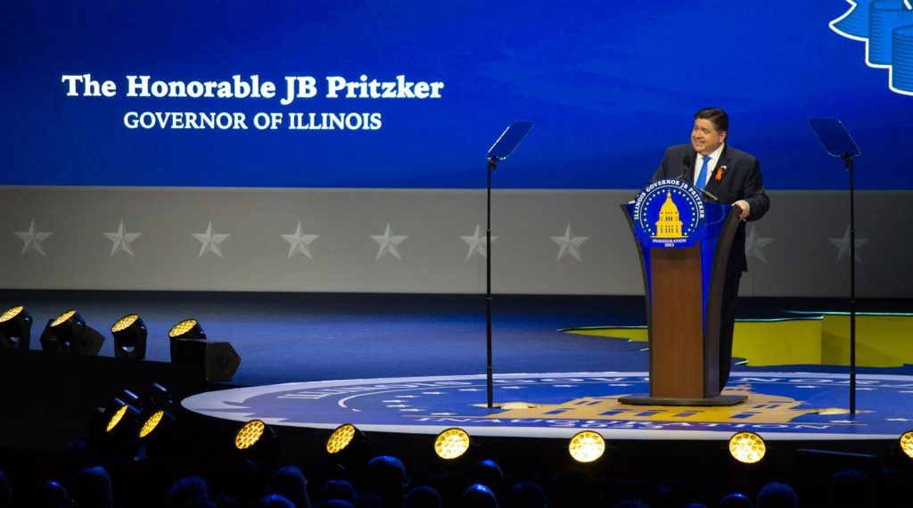 At World Economic Forum, Pritzker plays role of Illinois’ ‘best chief marketing officer’
