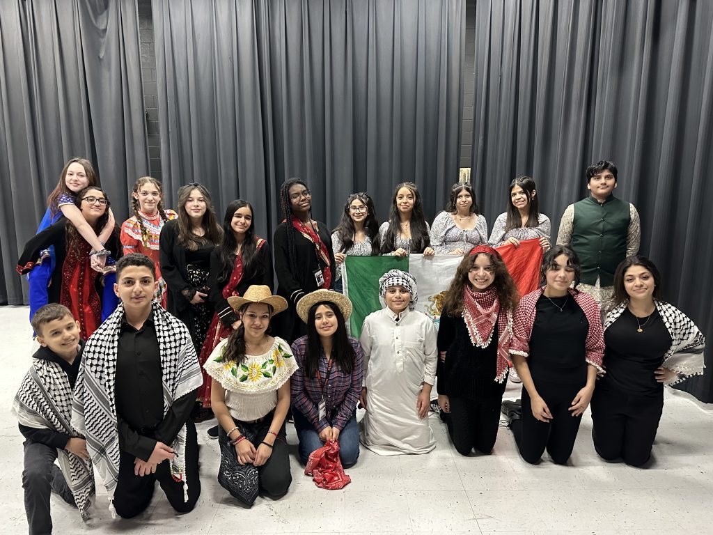 Oak Lawn students recently held a full day celebration of all of the cultures in the Oak Lawn Hometown Middle School community at the school, 5345 W. 99th Street in Oak Lawn. (Supplied photos)