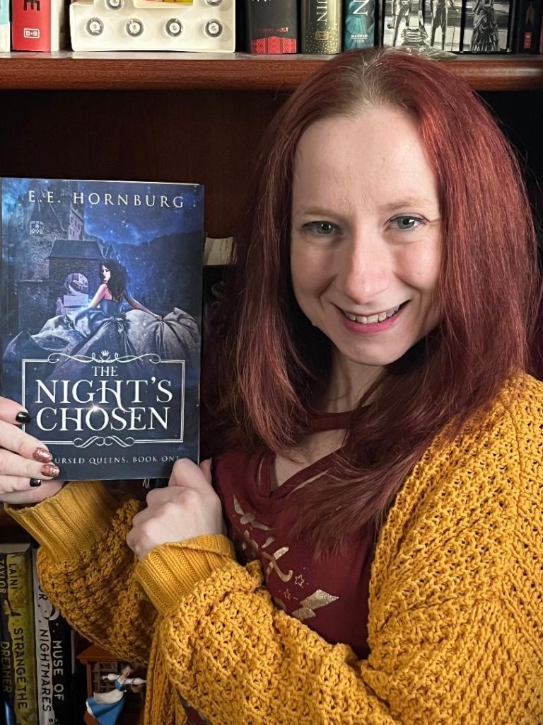 Emily Hornburg, better known by her readers as EE Hornburg, has three books published in her Cursed Queens series: "The Night's Chosen," "The Shadow's Heir," and "The Forest's Keeper." (Supplied photos) 