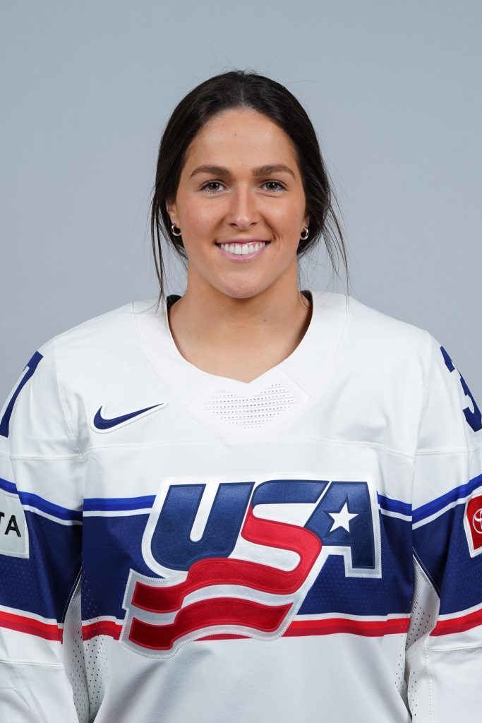 U.S. Women's hockey star Abbey Murphy scored a goal seven seconds into a game April 7 at the International Ice Hockey Federation World Championship.