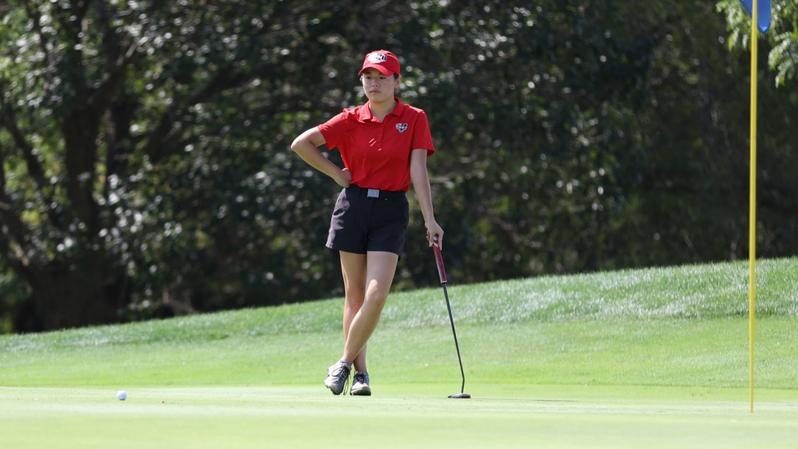 Hannah Kilbane continues to be a force on the course for Saint Xavier University. Photo courtesy of Saint Xavier University Athletics