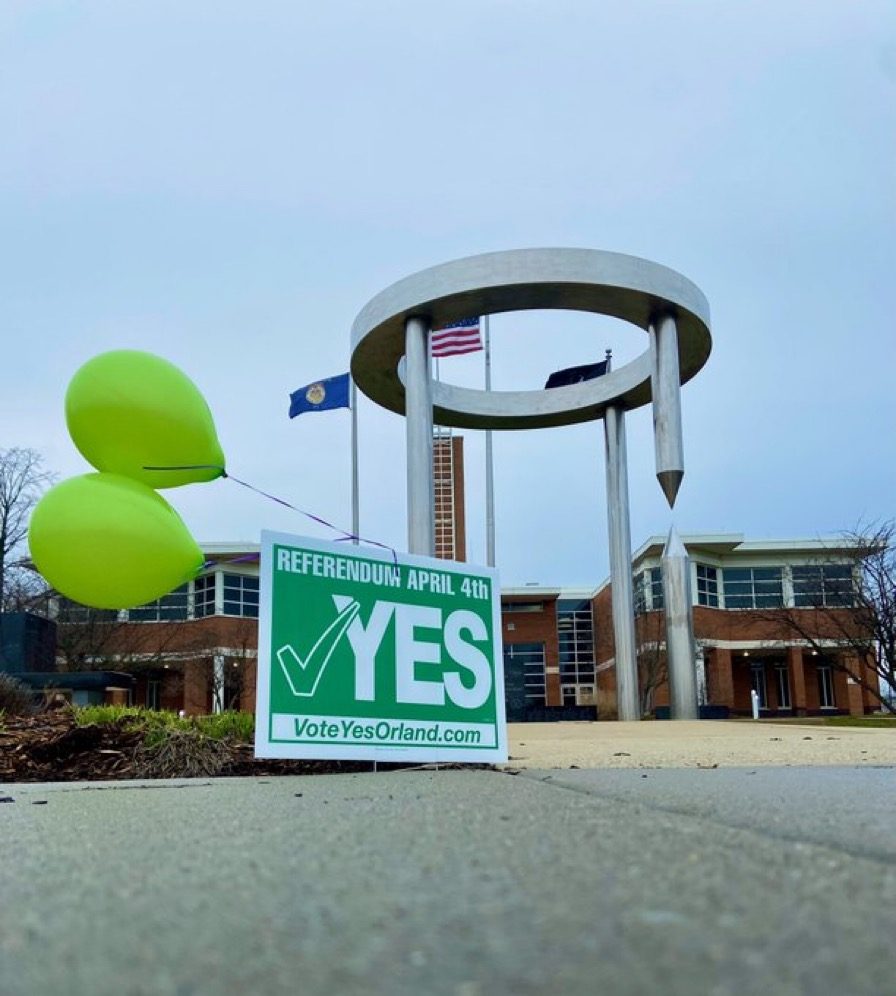 The Yes votes won in an Orland Park referendum regarding its structure of government. (Photo by Vote Yes Orland Park)