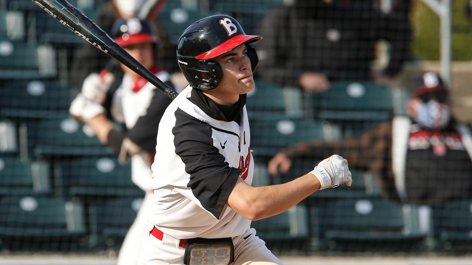 Ryan Doubek, a Marist graduate, leads Benedictine in runs and stolen bases, and is second on the team in batting average, hits, on-base percentage and doubles. Photo courtesy of Bendictine University Athletics