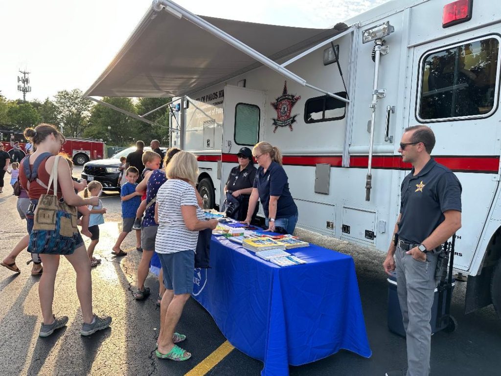 Palos Hills held its seventh annual National Night Out event on Tuesday at Town Square Park, 8455 W. 103rd Street. (Photos by Kelly White)