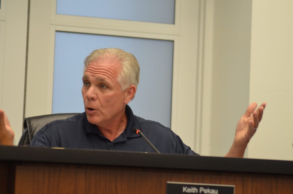 Orland Park Mayor Keith Pekau said that an accusation of him cussing at veterans was "absurd." (Photo by Jeff Vorva)