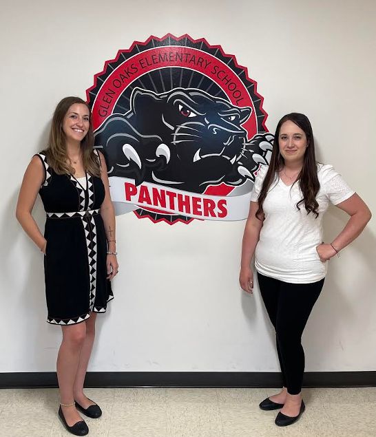 Farah Daoud (right) is the new principal at Glen Oaks School and Emily Betts is the new assistant principal at the Hickory Hills school. (Supplied photo)