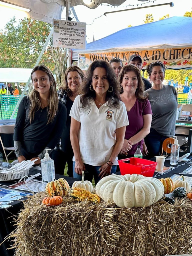 Palos Park Mayor Nicole Milovich-Walters was happy to greet attendees as they entered the Village's Autumn in the Park festival on Friday, September 15, and Saturday, September 16. (Photos by Kelly White)
