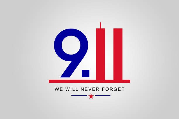 Always Remember 9 11. Number nine and the twin towers representing the number eleven. Remembering, Patriot day. We will never forget, the terrorist attacks of september 11.
